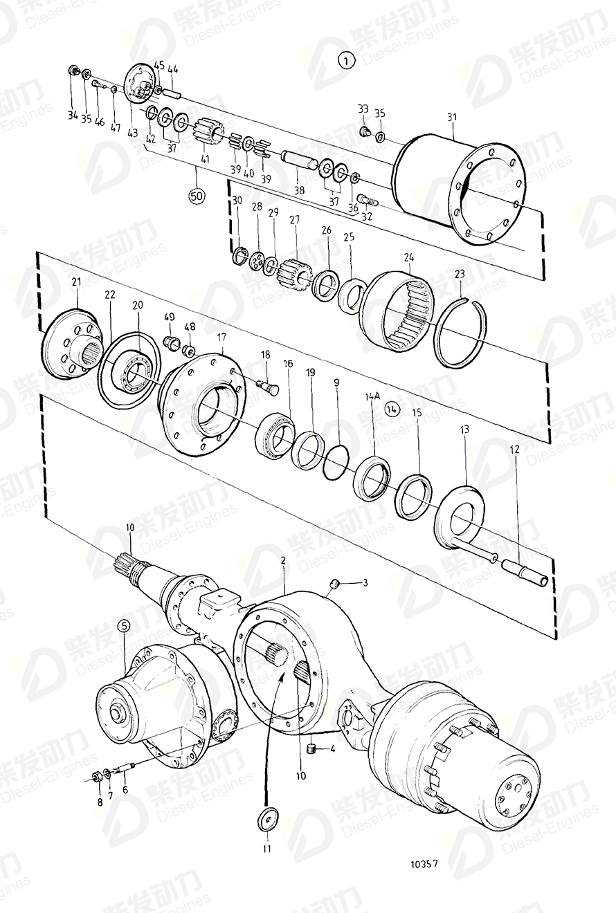 VOLVO Wheel stud 854563 Drawing